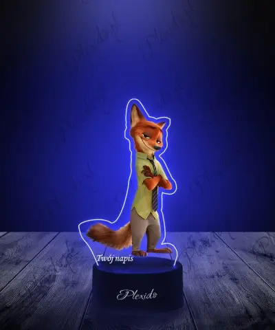 Lampka LED 3D Plexido z...