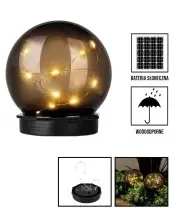 Large Solar Candle XL Premium Mary for the Cemetery