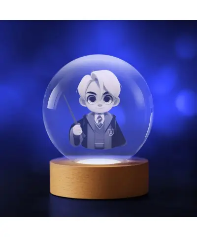 Draco Malfoy 3D-Kristallkugel
