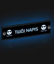 Illuminated Driver's License Plate for Truck or Bus - Your Own Premium Design