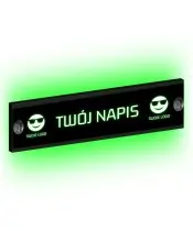 Illuminated Driver's License Plate for Truck or Bus - Your Own Premium Design