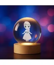 3D Elsa Frozen Crystal Ball