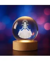 3D Kristallkugel Schneewittchen