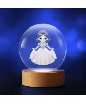 3D Kristallkugel Schneewittchen