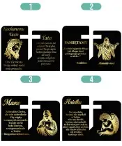 Duży Znicz Premium XL Wieczna Róża LED