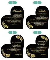 Duży Znicz Premium XL Serce Wieczna Róża LED