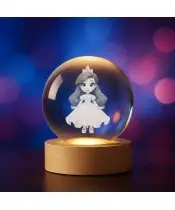 3D Crystal Ball Little Mermaid Ariel