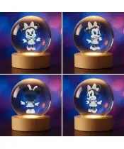 3D Minnie Maus Kristallkugel