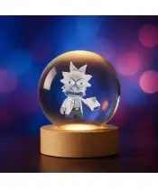 3D-Kristallkugel verärgert Rick und Morty