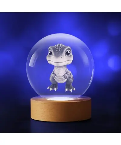 3D Kristallkugel süßer...