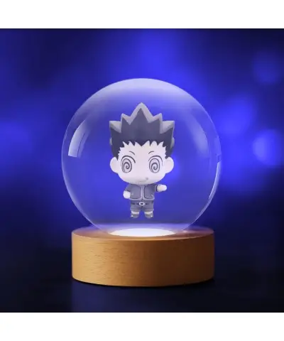 3D-Kristallkugel Chibi Gon...