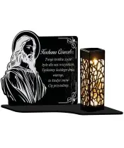 Eternal Solar Candle XL Jesus Led for the Grave
