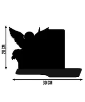 Eternal Solar LED Candle XL Angel for the Grave