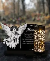 Eternal Solar LED Candle XL Angel for the Grave