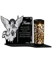 Eternal Solar LED Candle XL Angel for the Grave