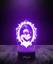 Lampka LED 3D Plexido Wednesday Addams Lustro