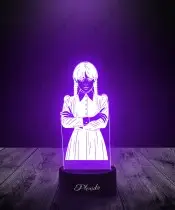 3D Plexido Wednesday Addams Mirror LED Lamp