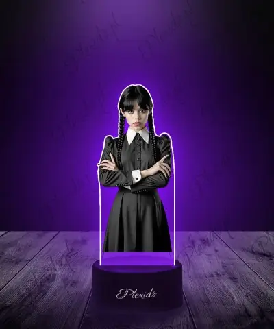 Lampka LED 3D Plexido z...
