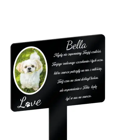 Memorial Plaque for a Dog's...