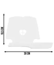 Große Premium Kerze XL für Kinder Engel LED Buch