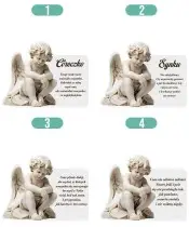 Premium Eternal Candle XL with Angel for Cemetery Grave Angel LED