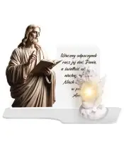 Eternal Candle Premium XL Jesus Cemetery Grave Angel LED