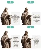 Eternal Candle Premium XL Jesus Cemetery Grave Angel LED