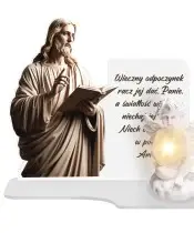 Eternal Candle Premium XL Jesus Cemetery Grave Angel LED