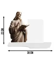 Eternal Candle Premium XL Jesus Cemetery Grave Angel LED