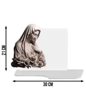 Ewige Kerze Premium XL Jesus Friedhof Grabengel LED