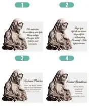 Eternal Candle Premium XL Jesus Cemetery Grave Angel LED