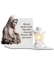 Eternal Candle Premium XL Jesus Cemetery Grave Angel LED