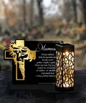 Eternal Solar Candle Statuette Cross for the Tomb of All Saints