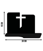 copy of Ewige Solarkerze Statuettenkreuz für das Grab Allerheiligen