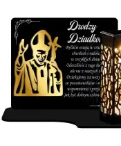 Eternal Solar Candle Statuette of the Pope for the Tomb of All Saints