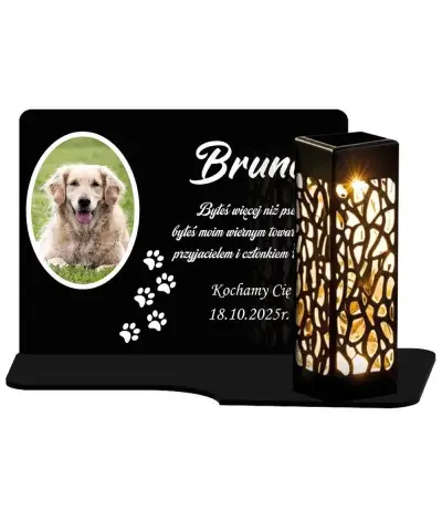 Solar-LED-Kerze für Hunde...