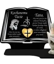 Premium Kerze Statuette Led Figur Hände Gips 18 cm für Friedhof Grab