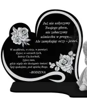 Premium Kerze Led Statuette Engel Gips Figur für Friedhof Grab