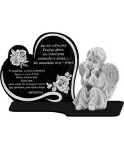 Premium Kerze Led Statuette Engel Gips Figur für Friedhof Grab