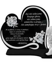 Znicz Premium Statuetka Led Figurka Anioł Gipsowy Na Grób Wszystkich Świętych