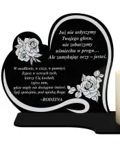 Premium Kerze Statue Led Herz Friedhof Kerze