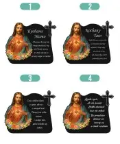 Eternal Solar Candle Jesus Statuette for the Tomb of All Saints