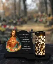 Eternal Solar Candle Jesus Statuette for the Tomb of All Saints