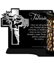 Eternal Solar Candle Premium Statuette Cross for the Tomb of All Saints