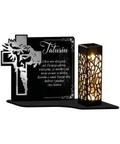Eternal Solar Candle Premium Statuette Cross for the Tomb of All Saints
