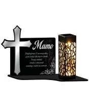 Eternal Solar Candle Led Statuette for the All Saints' Tombstone