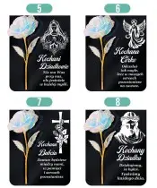 Premium Statuette With Eternal Rose 22 cm For All Saints' Tomb