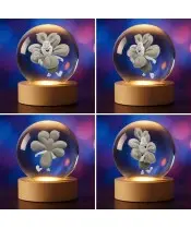 3D Crystal Ball Piglet Winnie the Pooh
