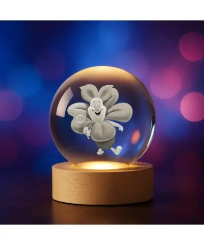 3D Crystal Ball Piglet...