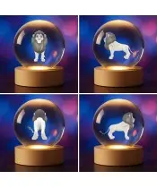 3D Kristallkugel Märchen Der König der Löwen